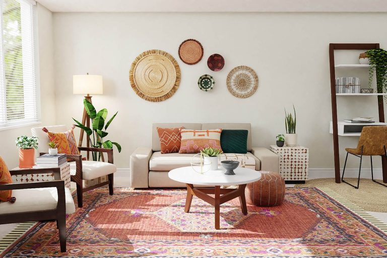 Modern living room interior decor in Dubai by Ayesh Technical Services