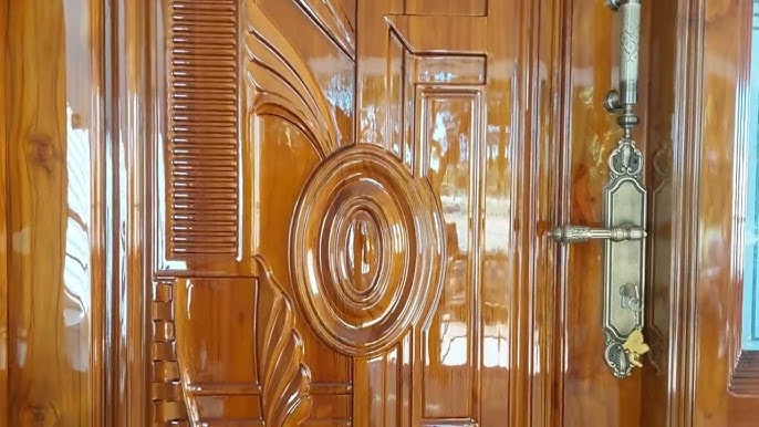 Professional Doors Polish Work on luxury wooden door