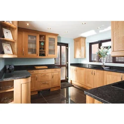 Elegant bathroom wooden cabinets Dubai with moisture-resistant finish